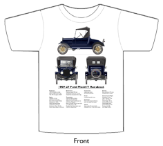 Ford Model T Runabout 1909-27 T-shirt Front